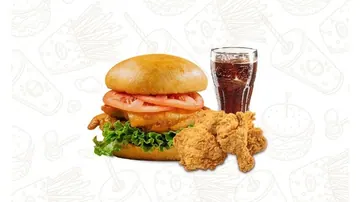 b3. grilled chicken sandwich combo