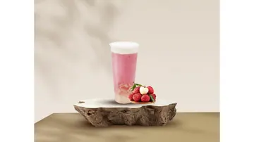 a5. pink lychee green tea