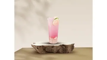 a2. pink lychee lime green tea