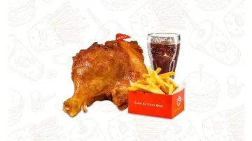c7. roast orleans leg combo