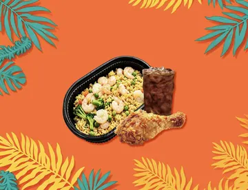 f1. shrimp broccoli fried rice combo